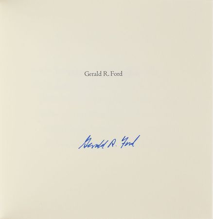 Lot #190 Gerald Ford Book - Image 1