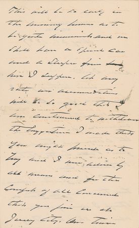 Lot #82 Grover Cleveland Handwritten Letter Signed - Image 2