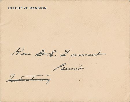 Lot #84 Grover Cleveland Handwritten Letter Signed - Image 2