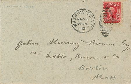 Lot #91 Theodore Roosevelt: Roosevelt writes to the publisher of Little, Brown and Company - Image 2