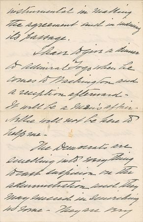 Lot #101 William H. Taft: Taft seeks greater free trade with Canadaâ??