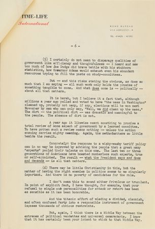 Lot #126 Dwight D. Eisenhower: The 