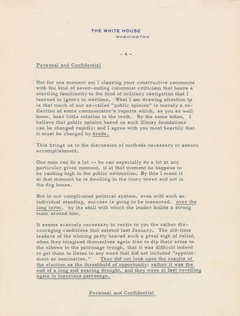 Lot #126 Dwight D. Eisenhower: The 
