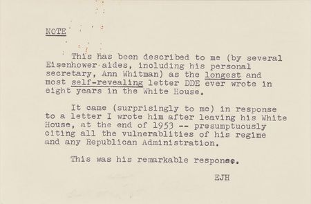 Lot #126 Dwight D. Eisenhower: The 
