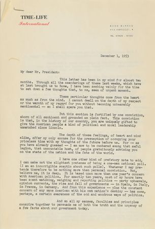Lot #126 Dwight D. Eisenhower: The 