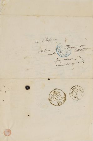 Lot #299 Alexander von Humboldt: Humboldt aims to nominate Cuvier's protege to the French Academy of Sciences - Image 3