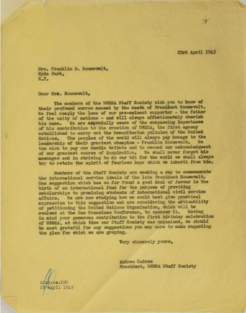 Lot #222 Eleanor Roosevelt Typed Letter Signed - Image 2