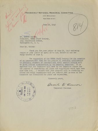 Lot #222 Eleanor Roosevelt Typed Letter Signed - Image 3