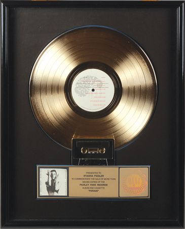 Lot #4088  Prince ?Parade? Gold Sales Award - Image 1