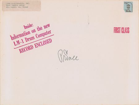 Lot #4021  Prince's Linn LM-1 Electronic Drum Computer Info Packet - Image 4