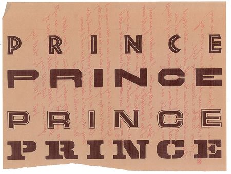 Lot #4013  Prince Handwritten Lyrics for 'I Could Never Take the Place of Your Man' - Image 2