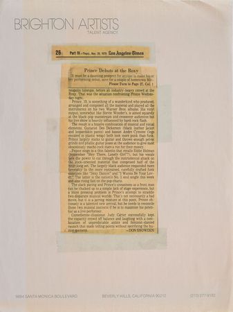 Lot #4019 Assortment of Prince Publicity Material - Image 6