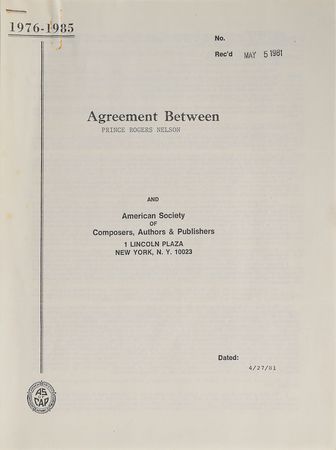 Lot #4028  Prince Document Copies - Image 1