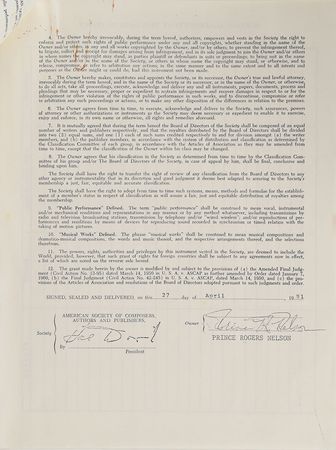 Lot #4028  Prince Document Copies - Image 2