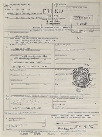 Lot #4028  Prince Document Copies - Image 3