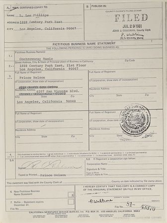 Lot #4028  Prince Document Copies - Image 4
