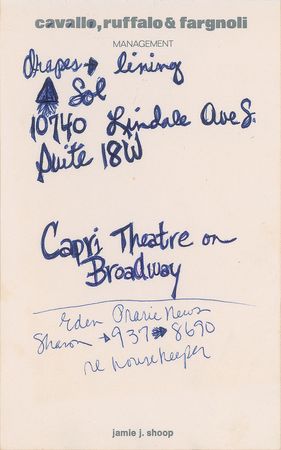 Lot #4006  Prince Group of (3) Handwritten Notes - Image 1