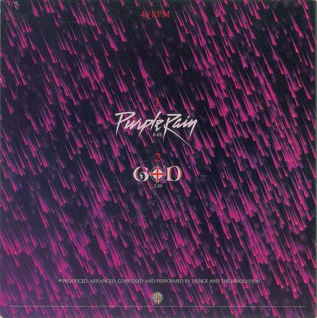 Lot #4054  Prince 'Purple Rain' Promotional Single Album - Image 2