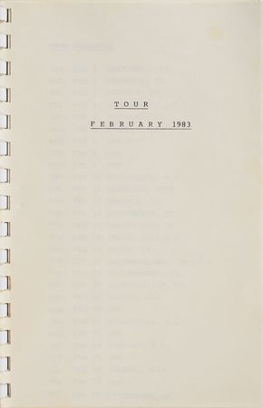 Lot #4035  Prince '1999' Tour Itineraries - Image 5