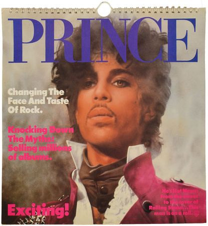 Lot #4040  Prince Calendar and Ephemera - Image 1
