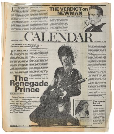 Lot #4040  Prince Calendar and Ephemera - Image 6