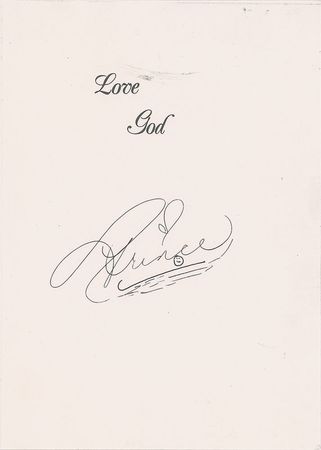 Lot #4094  Prince Christmas Card and Two Photos - Image 3