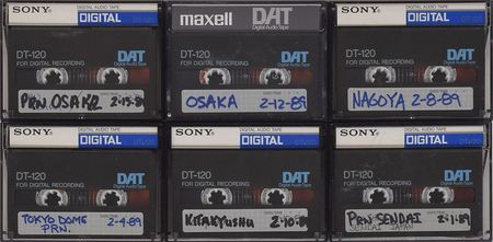 Lot #4135  Prince Group of (6) Lovesexy Tour DAT Tapes - Image 1