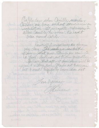 Lot #4192  Prince Autograph Letter Signed to Tom Moon - Image 2
