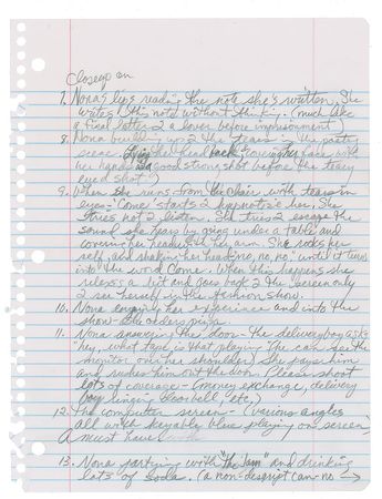 Lot #4193  Prince Handwritten Shot List and Personal VHS Copy of 'The Beautiful Experience' - Image 4