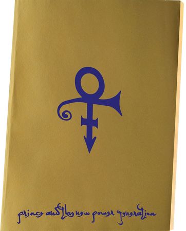 Lot #4181  Prince's Personally-Owned Limited Edition Love Symbol CD and Custom-Made Notebook - Image 2