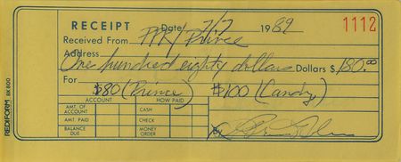 Lot #4154  PRN Productions Receipt Book - Image 2