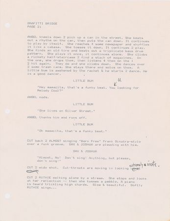 Lot #4155  Prince Graffiti Bridge Script with Handwritten Notes - Image 14