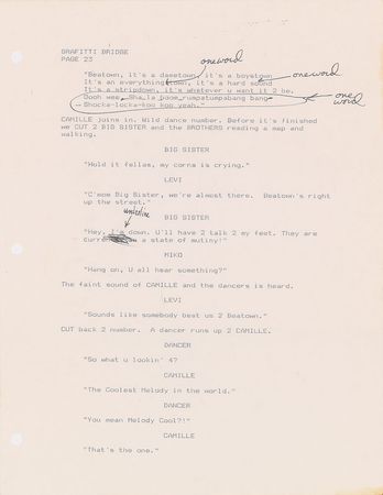 Lot #4155  Prince Graffiti Bridge Script with Handwritten Notes - Image 16