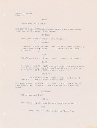 Lot #4155  Prince Graffiti Bridge Script with Handwritten Notes - Image 18