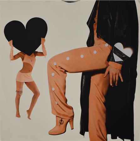 Lot #4115  Prince Sign o' the Times Album, Wrist Heart Mirror, and Pants Button - Image 4