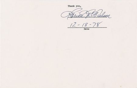 Lot #4002  Prince 1978 Signature - Image 1