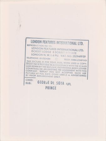 Lot #2767  Prince Original Vintage Photograph - Image 2