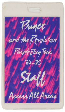 Lot #4079  Prince Collection of Tour, Production, and Promo Materials - Image 6