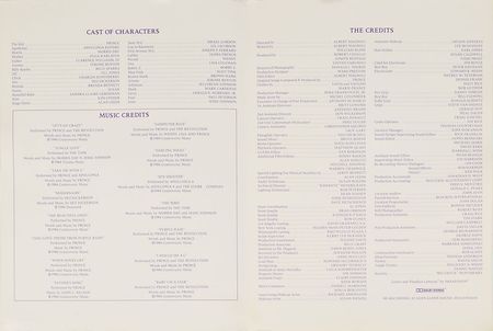 Lot #4079  Prince Collection of Tour, Production, and Promo Materials - Image 8