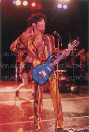 Lot #4188  Prince Group of (3) Unpublished 1993 Paisley Park KMOJ Benefit Show Photographs and (1) Slide - Image 2