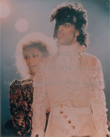 Lot #4075  Prince Group of (5) 1985 Purple Rain Tour Color Photographs - Image 2