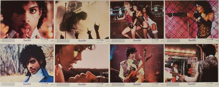 Lot #4064  Prince Purple Rain Set of (8) Mini Lobby Cards and Promo Materials - Image 1