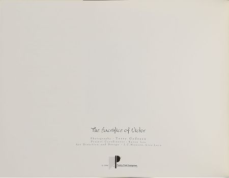 Lot #4199  Prince Presents The Sacrifice of Victor Hardcover Book - Image 7