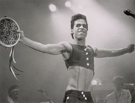 Lot #4103  Prince 1986 Parade Tour Pair of Original Vintage Photographs - Image 1