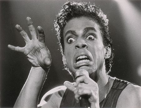 Lot #4103  Prince 1986 Parade Tour Pair of Original Vintage Photographs - Image 2