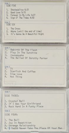 Lot #4087  Prince 'Crystal Ball' Analog Cassettes - Image 1