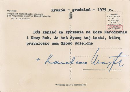 Lot #355 Pope John Paul II Typed Letter Signed - Image 1