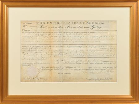 Lot #166 Andrew Jackson Signed Document - Image 1