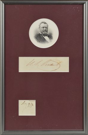 Lot #190 U. S. Grant Signature - Image 1