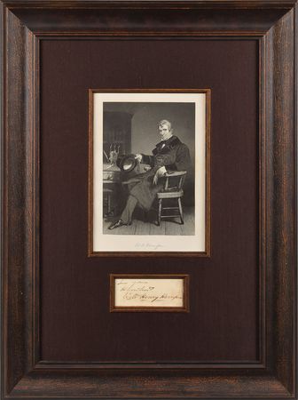 Lot #170 William Henry Harrison Signature - Image 1